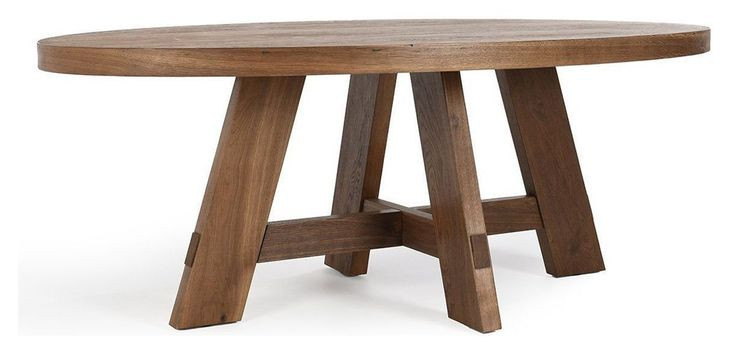 Santa Barbara Honey 80" Oval Dining Table