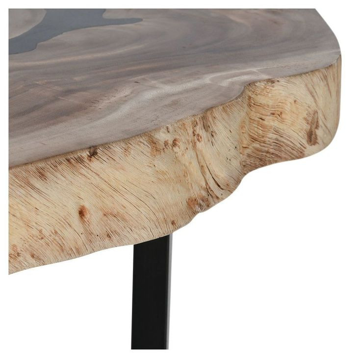 Celine Natural and Black Free Form Coffee Table