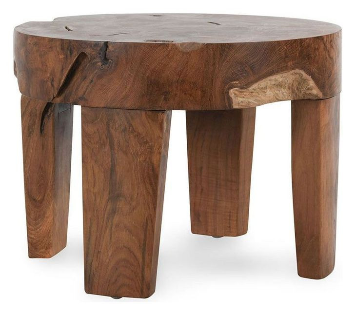 Kariba Natural 15" Round Accent Table