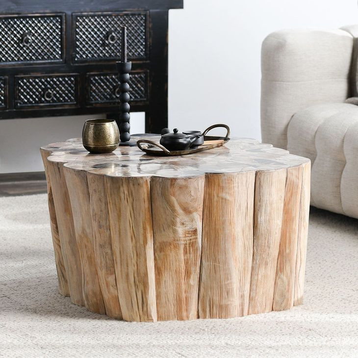 Norwest Natural Free Form Coffee Table