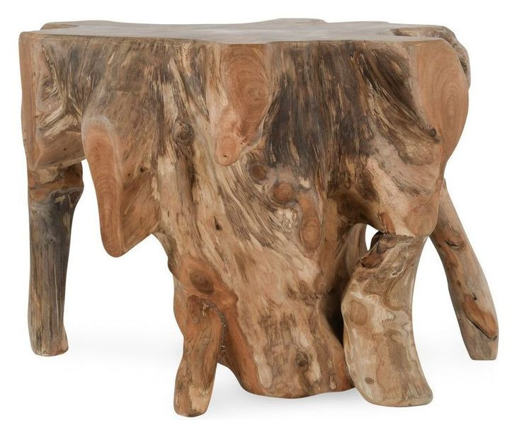 Cypress Natural Free Form End Table