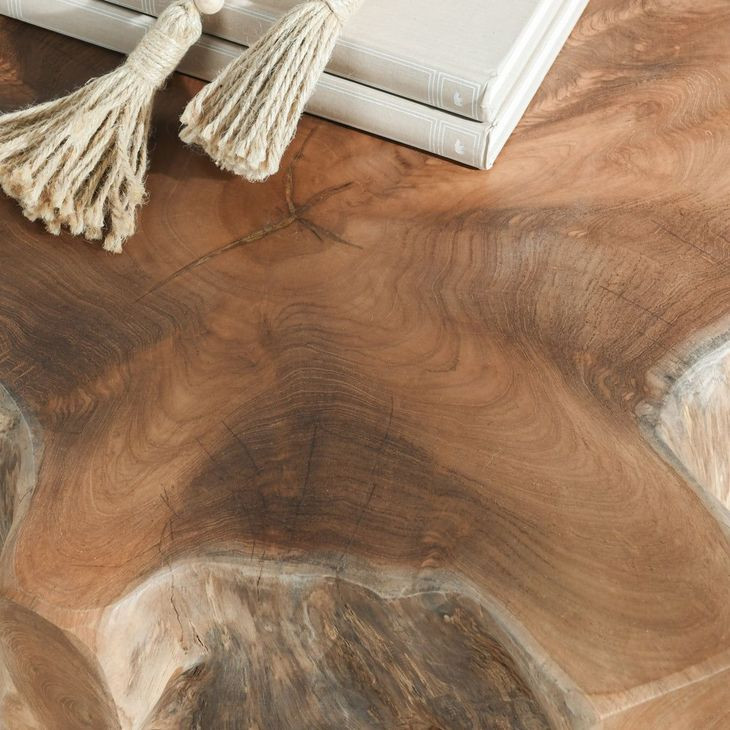 Cypress Natural Free Form End Table