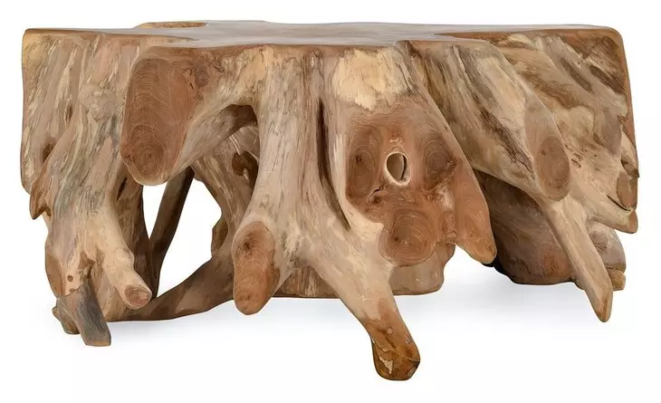 Cypress Natural Free Form Coffee Table