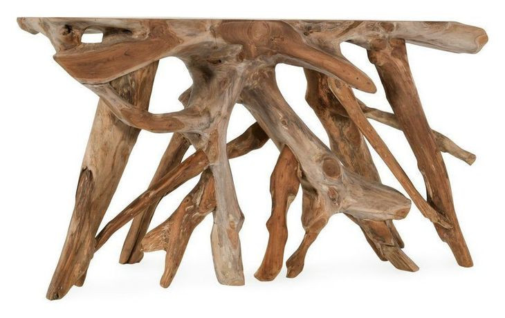 Cypress Natural 59" Free Form Console Table