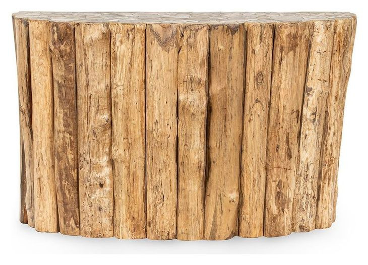 Norwest Natural D Shape Console Table