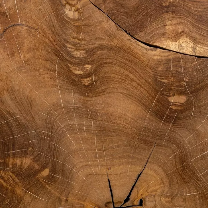 Rhea Natural Round Coffee Table