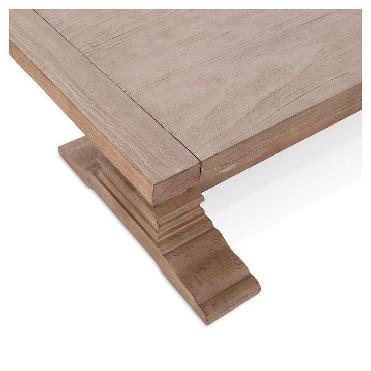 Alexander Distressed Brown 110" Extendable Rectangular Dining Table