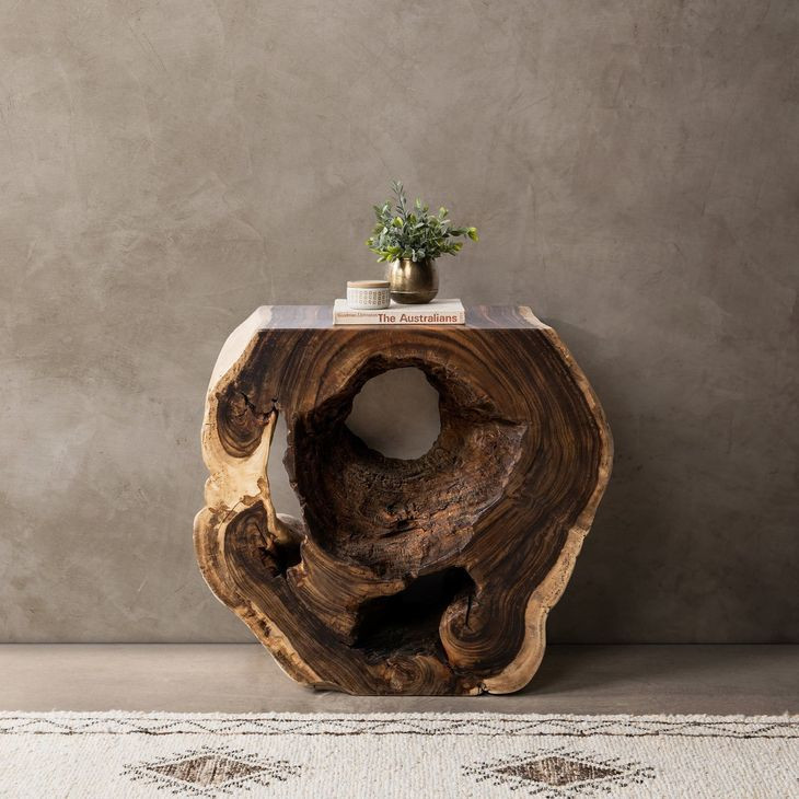 Adrynia Natural Rectangular Console Table From Classic Home | Coleman ...
