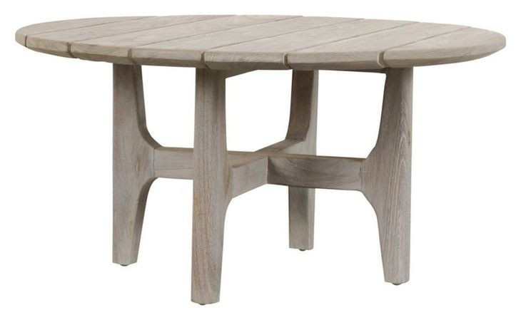 Dawn Gray Round Outdoor Coffee Table