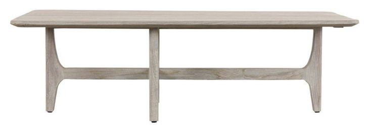 Dawn Gray Rectangular Outdoor Coffee Table