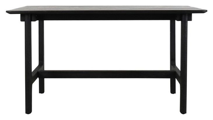 Dawn Black 67" Rectangular Outdoor Counter Height Table