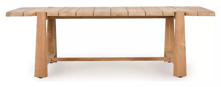 Aston Natural 94" Rectangular Outdoor Dining Room Set