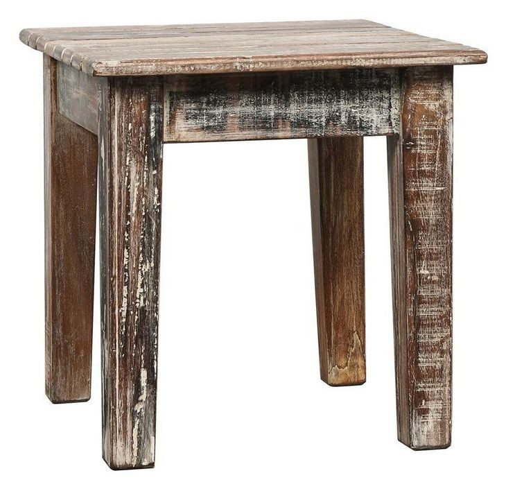 Adirondack Brown Square End Table