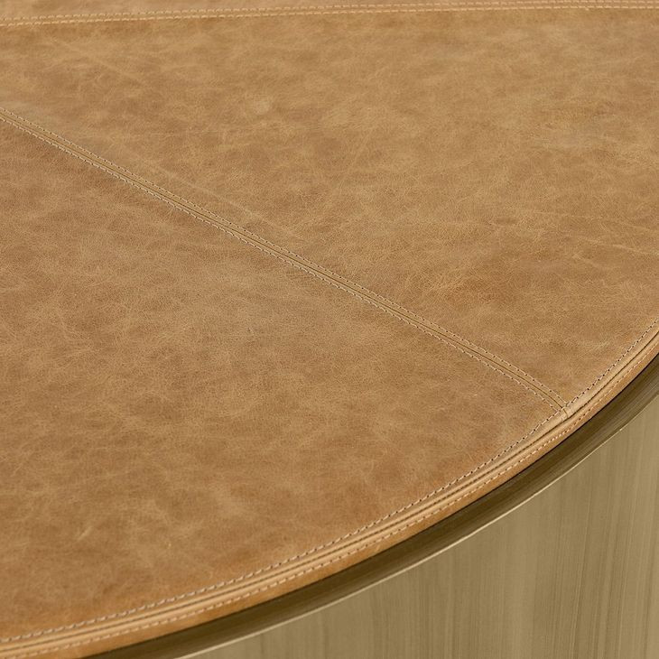 Evan Sedona Brown Round Coffee Table