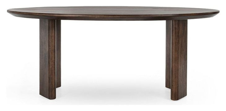 Norwood Bark Brown 78" Oval Dining Table