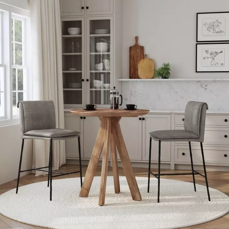 Rodrigo Hickory Brown 32" Round Counter Height Table