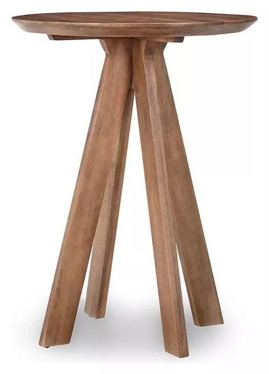 Rodrigo Hickory Brown 32" Round Bar Table