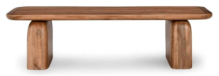 Chloe Hickory Brown Rectangular Coffee Table