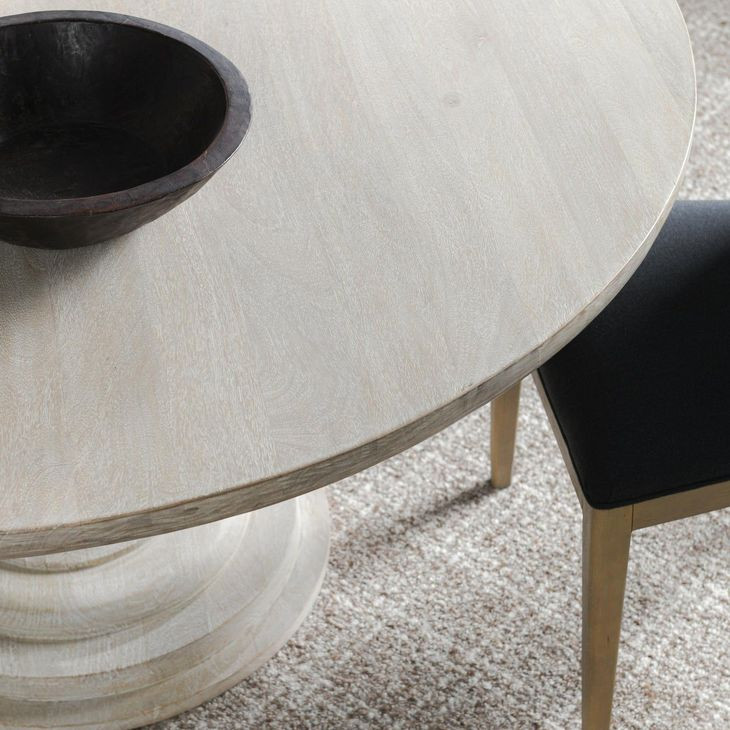 Hera Creamwood 60" Round Dining Table