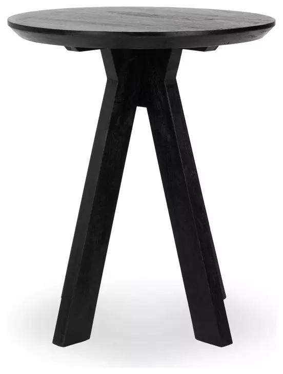 Rodrigo Black 32" Round Counter Height Table