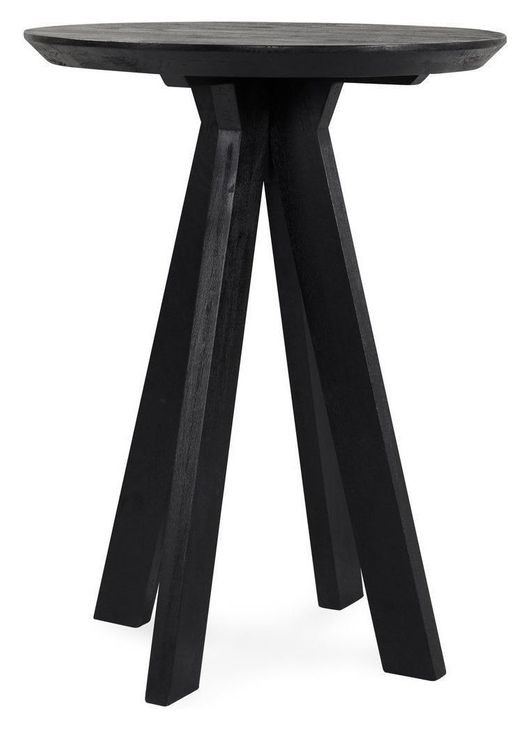 Rodrigo Black 32" Round Bar Table