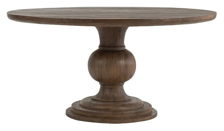 Hera Pecan Brown 60" Round Dining Table