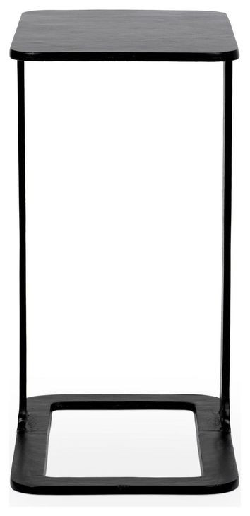 Geanna Black Rectangular Accent Table