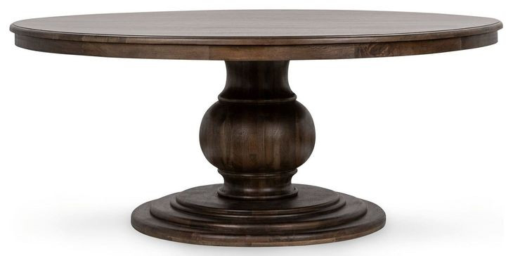 Brookside Cocoa Brown 72" Round Dining Table