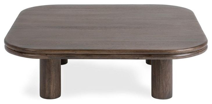 Miranda Cocoa Brown Square Coffee Table