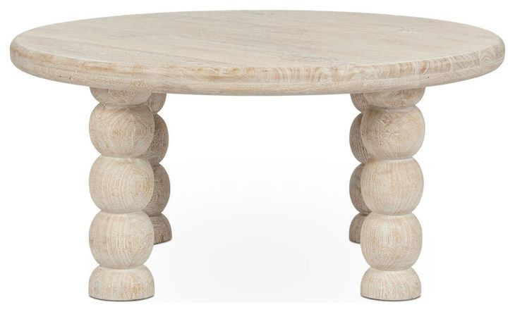 Adir Cream Round Coffee Table