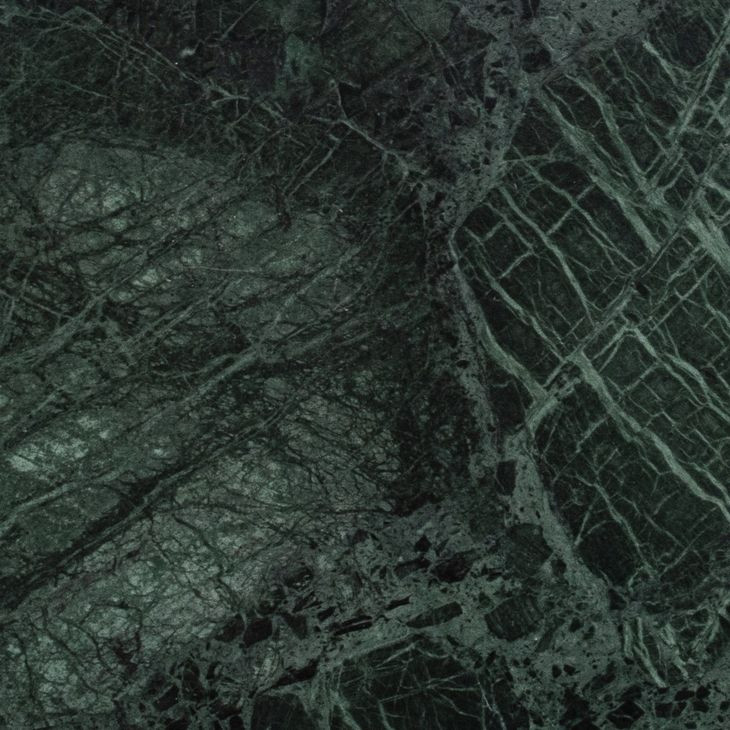 Briley Emerald Green Round Marble Top Accent Table