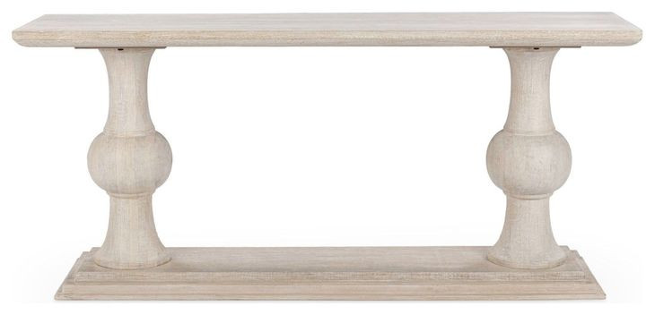 Hera Creamwood Rectangular Console Table