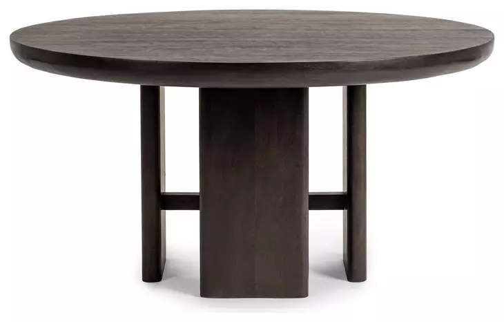 Celadon Truffle Roast 60" Round Dining Table