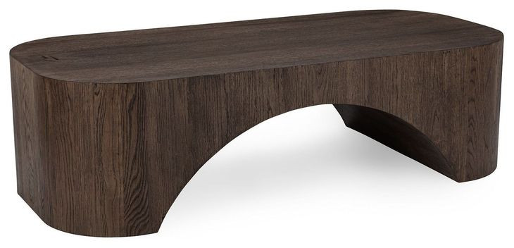 Randall Rustwood Brown Rectangular Coffee Table