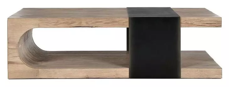 Danica Cafe Brown Rectangular Coffee Table