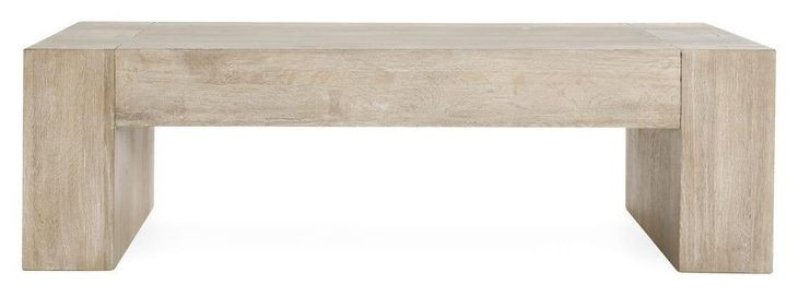 Bristol Aged Cream Rectangular Coffee Table