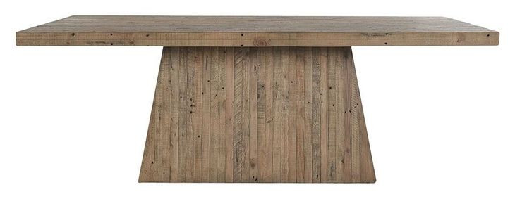 Montana Natural 84" Rectangular Dining Table