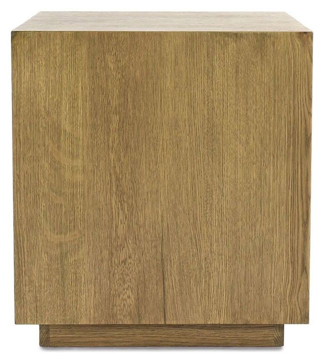 Layne Light Brown Square End Table