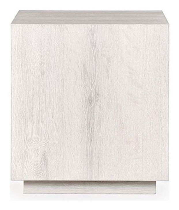 Layne Milk White Square End Table