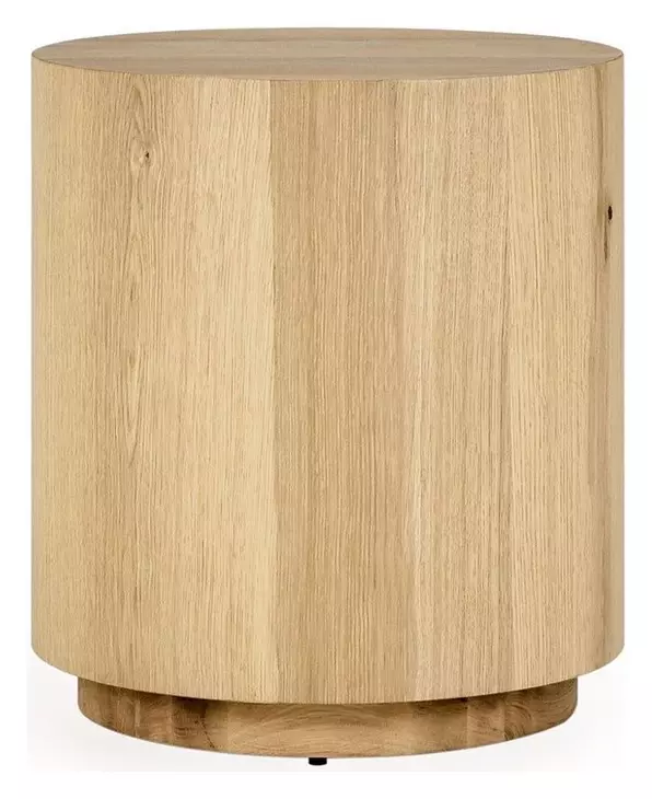 Layne True Natural Round End Table