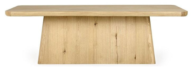 Orlando True Natural 95" Rectangular Dining Table