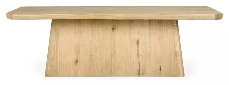 Orlando True Natural 95" Rectangular Dining Table