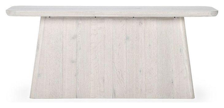 Orlando Milk White Rectangular Console Table