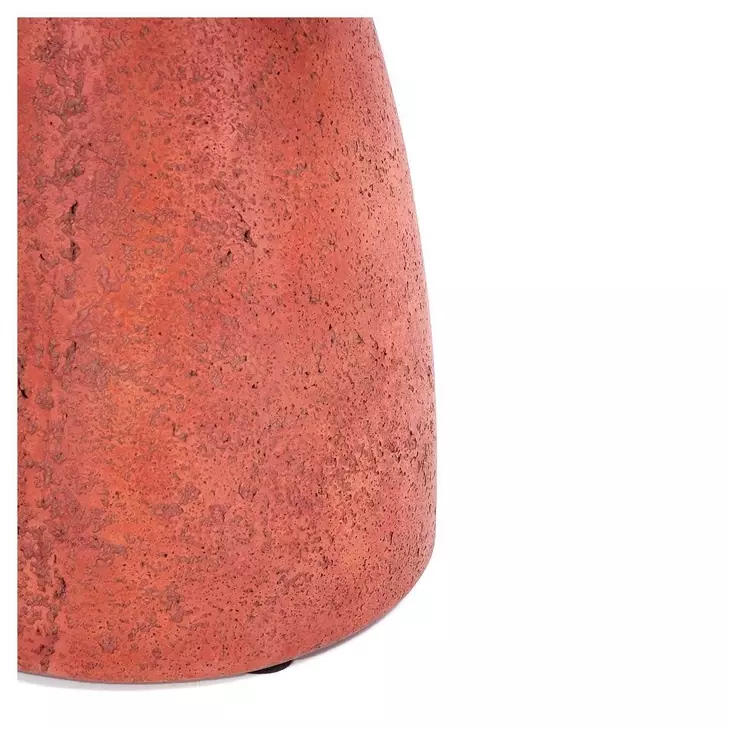 Collins Rust Round Outdoor Concrete Top Accent Table