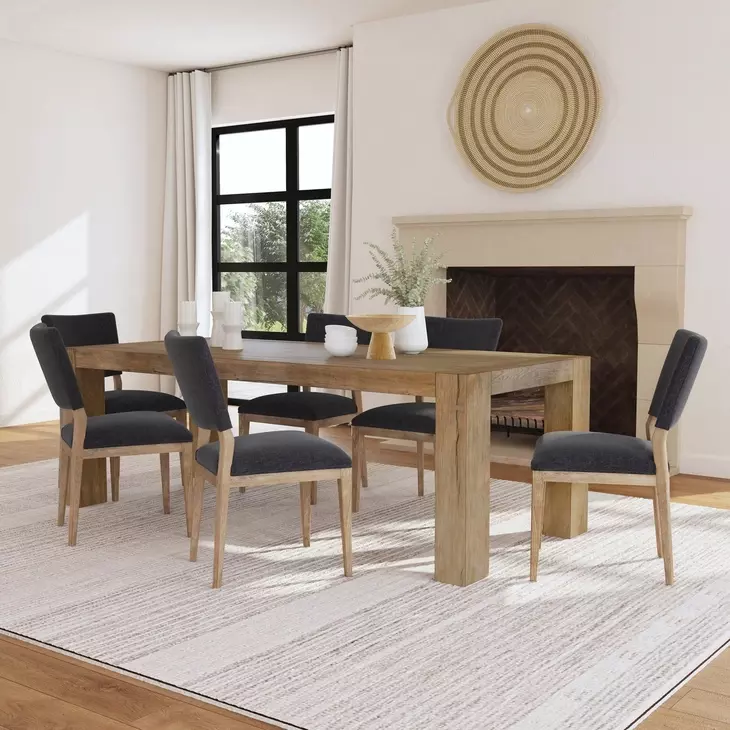 Kingston Cafe Brown 89" Rectangular Dining Table