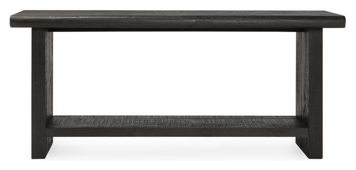Larson Carbon Black Rectangular Console Table