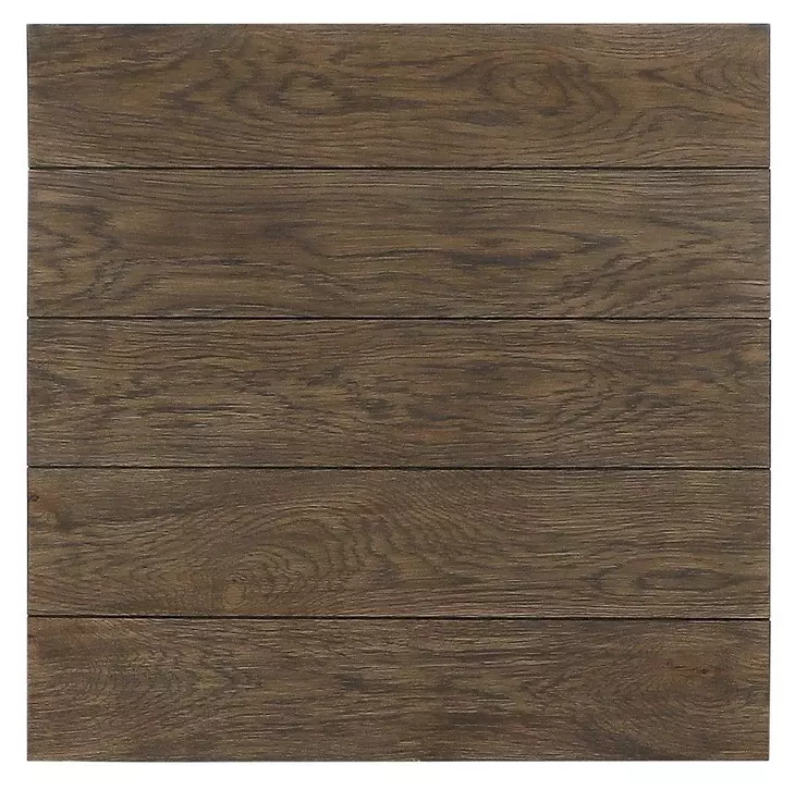 Duncan Suede Brown and Carbon Black Square End Table