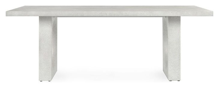 Lange Ivory 82" Rectangular Outdoor Dining Table