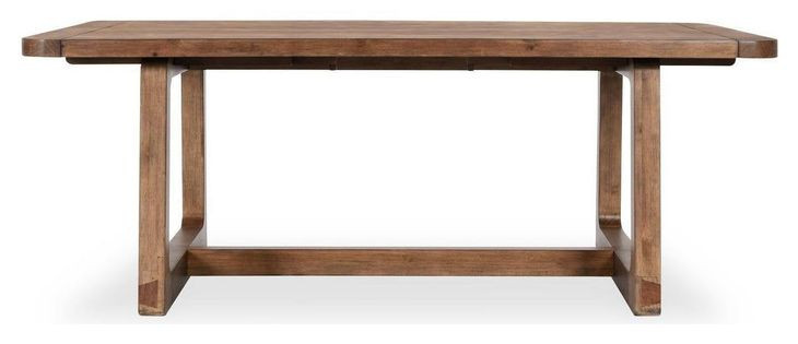 Lyra Smoke Brown 110" Extendable Rectangular Dining Table