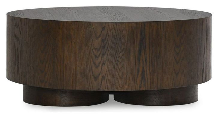 Runa Coffee Brown Round Coffee Table